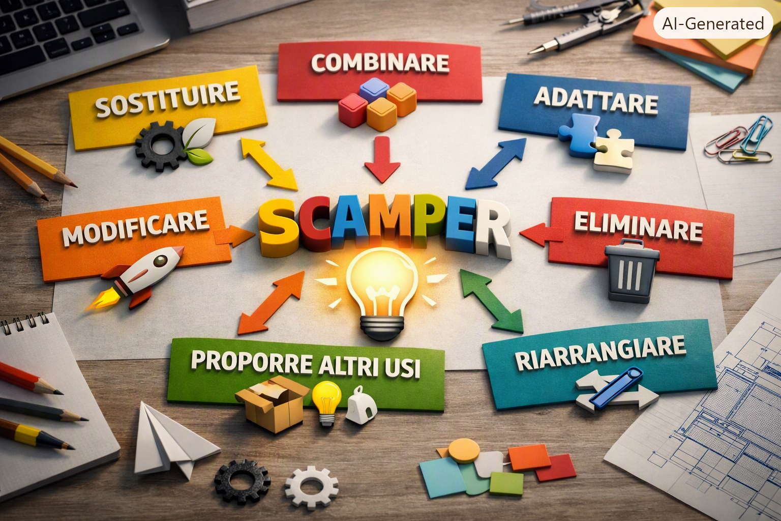 scamper. L'innovazione che nasce da ciò che già esiste